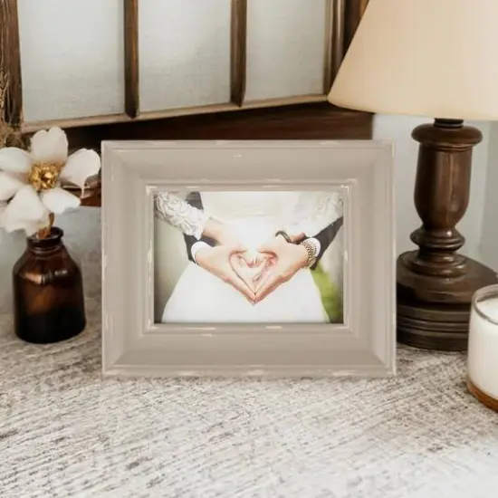 DII&reg; Antique Stone Distressed 5" x 7" Farmhouse Picture Frame {5}