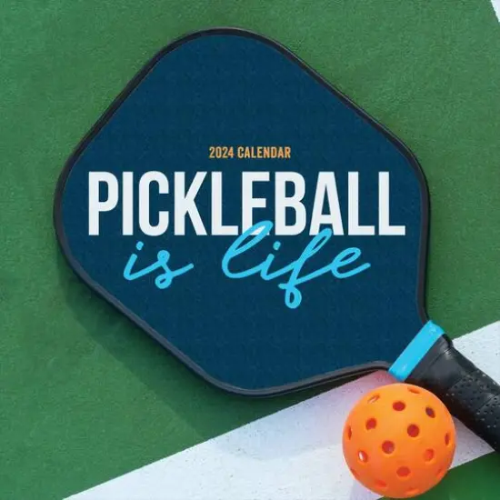 TF Publishing 2024 Pickleball is Life Wall Calendar {1}