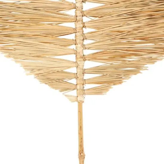 79" Light Brown Bamboo Wood Handmade Palm Leaves, 3ct. {6}