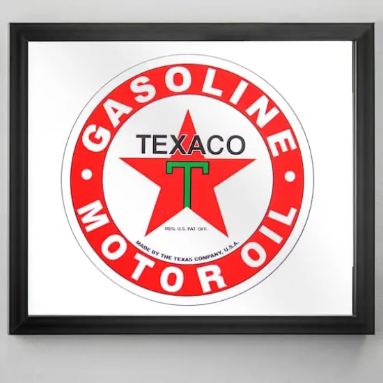 Texaco Gasoline Printed Accent Mirror {5}