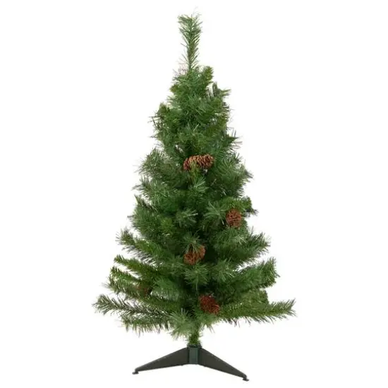 3ft. Unlit Black River Pine Artificial Christmas Tree {1}