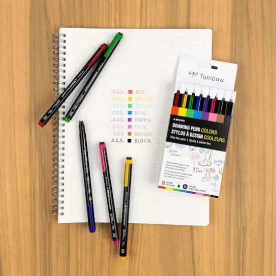 Tombow MONO 8 Color Drawing Pen Set {11}