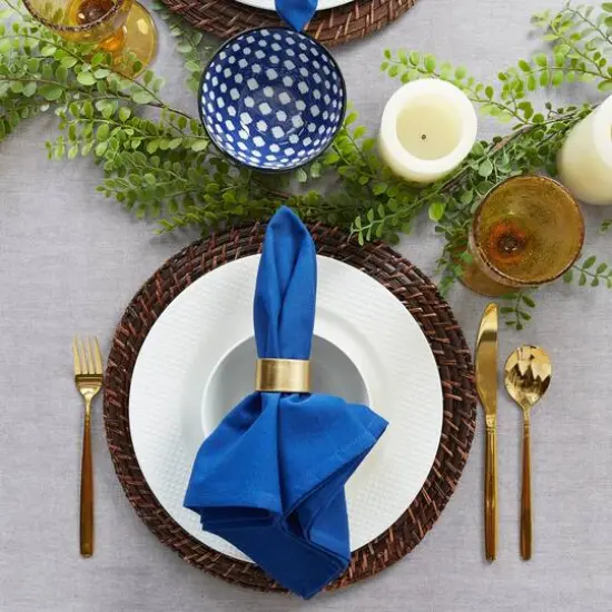 DII&reg; Oversized Napkin, 6ct. Anchor Blue {9}