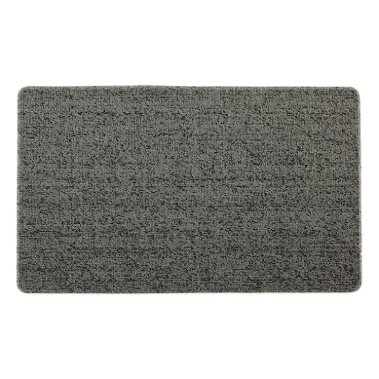 Heathered Black Tufted Loop Textilene Mat {1}