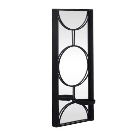 CosmoLiving by Cosmopolitan Black Metal Modern Wall Sconce {4}