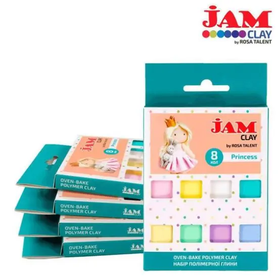 Rosa Talent Jam Clay Princess Oven-Bake Polymer Clay Set {3}
