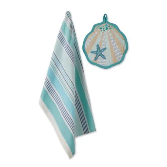 DII&reg; Seashell Potholder Gift Set {3}