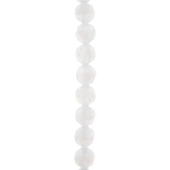 Preciosa Glass Crystal Round Beads, 8mm by Bead Landing&trade; White Opal {1}