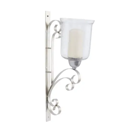 24" Silver Traditional Wall Sconce {1}
