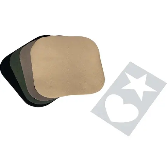 SINGER&reg; Dark Iron-on Twill Patches {4}
