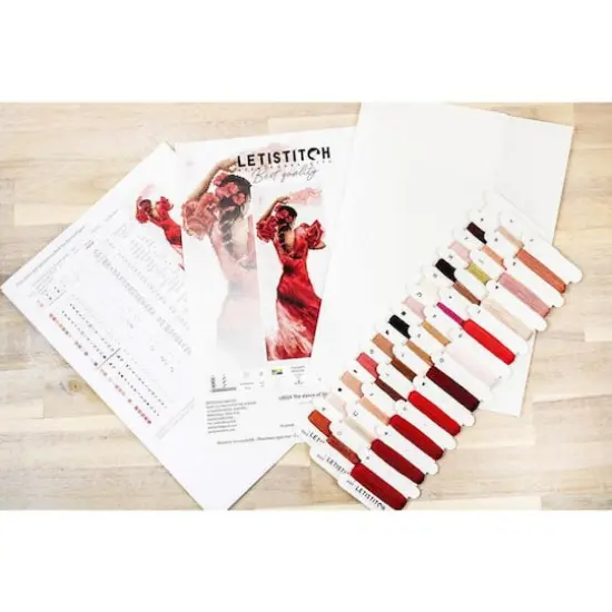 Letistitch Bird Table Counted Cross Stitch Kit {10}