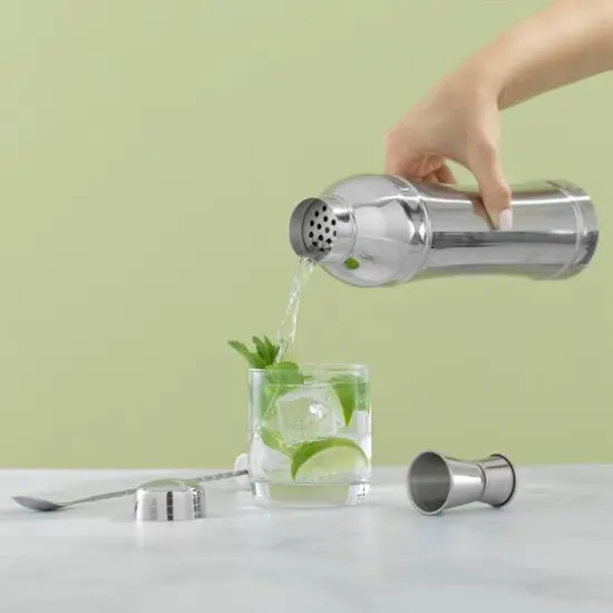 JoyJolt&reg; 24oz. Cocktail Shaker Drink Mixer Set {8}