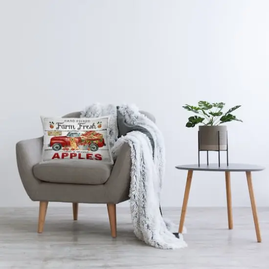 Stupell Industries Farm Fresh Apples Truck Decorative Printed Throw Pillow {3}