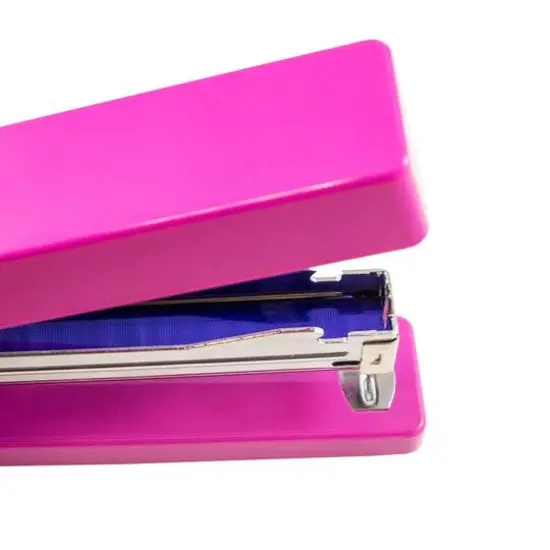 JAM Paper Desk Stapler & Staples Set Fuchsia/Purple {4}