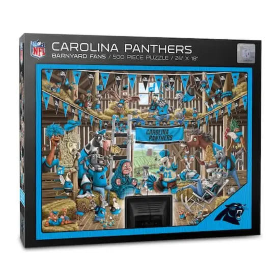 NFL Barnyard Fans 500 Piece Puzzle Carolina Panthers {1}