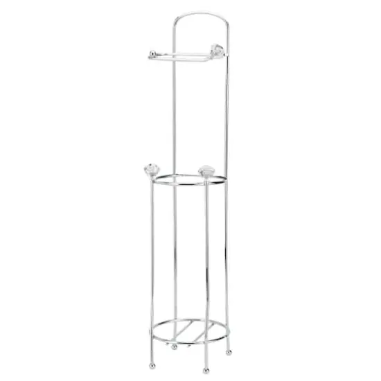 Bath Bliss Crystal Design Toilet Paper Dispenser & Holder {3}