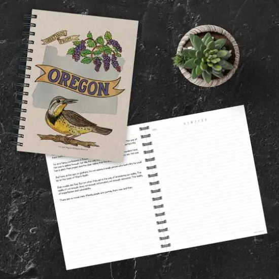 TF Publishing Greetings From Oregon Journal {4}