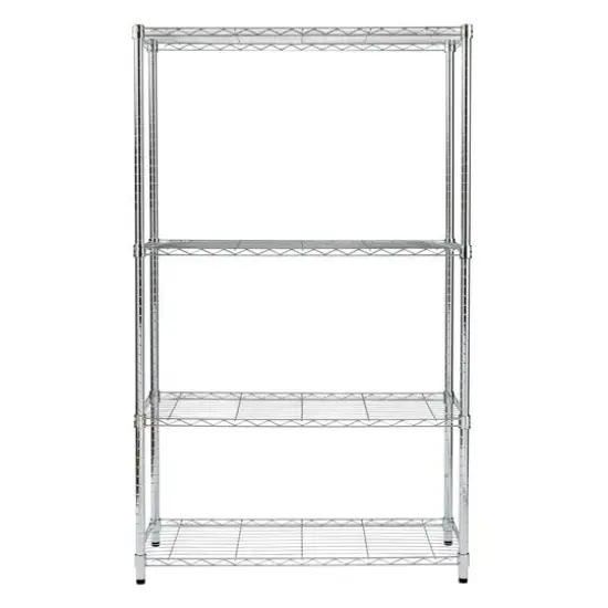 Honey Can Do Chrome 4-Tier Heavy-Duty Adjustable Shelving Unit {6}
