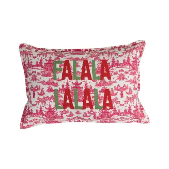Hello Honey&reg; Falala Embroidered Lumbar Pillow {1}