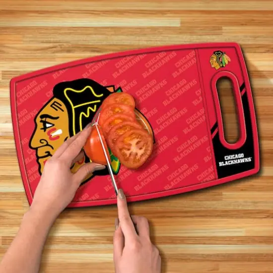 NHL Logo Series Cutting Board Chicago Blackhawks {6}