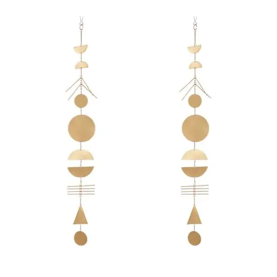 48" Gold Metal Eclectic Wind Chime, 2ct. {7}