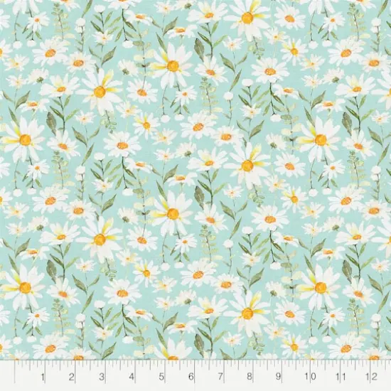 Fabric Editions Daisy Garden Cotton Fabric {3}