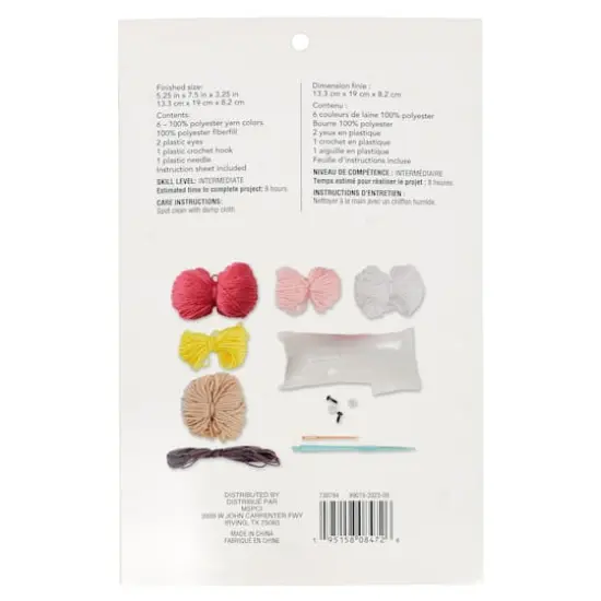 Intermediate Flamingo Amigurumi Crochet Kit by Loops & Threads&reg; {5}