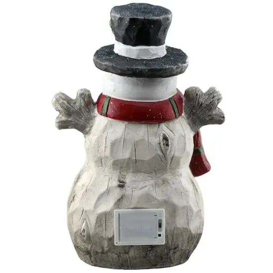 16.5" Lighted Snowman D&eacute;cor Piece {5}