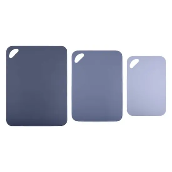 Mixed Blue 3 Piece Polypropylene Cutting Mat Set by Makery&reg; {4}