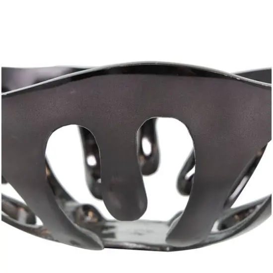 Aluminum Drip Decorative Bowl Set with Open Frame Design Black {10}