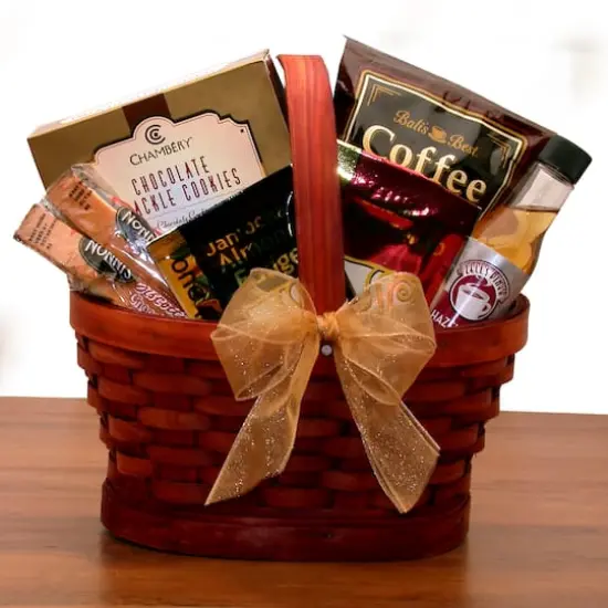 Mini Coffee Break Gift Basket {1}