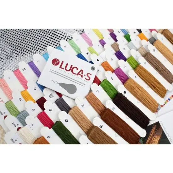 Luca-S Puppy Picasso Counted Cross Stitch Kit {7}