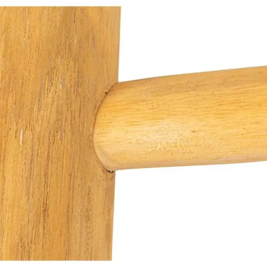 Hello Honey&reg; Natural Bleached Teakwood Round Stool {8}