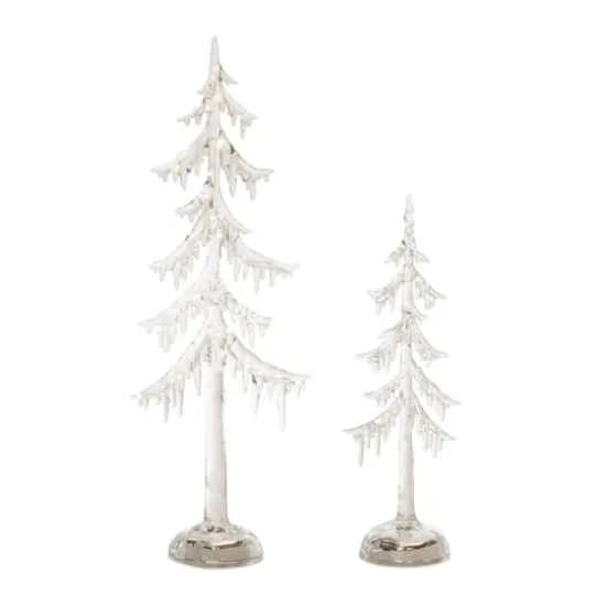 LED Acrylic Dripping Pine Tree Set {1}