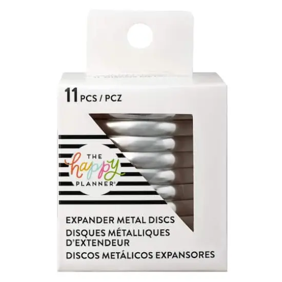 The Happy Planner&reg; Expander Metal Discs, Silver {4}