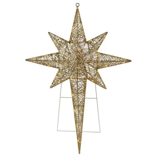 3ft. LED Gold Star of Bethlehem Outdoor Christmas Decoration {1}