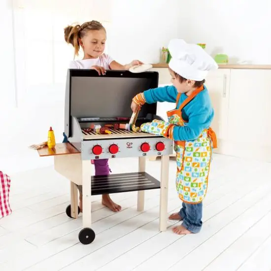 Hape Gourmet Grill Kids Wooden Play Kitchen {7}