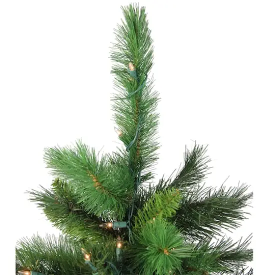 3ft. Pre-Lit New Carolina Spruce Artificial Potted Christmas Tree, Clear Lights {3}