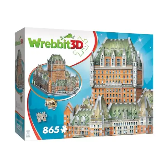 Castles & Cathedrals - Le Chateau Frontenac 3D Puzzle: 865 Pcs {1}