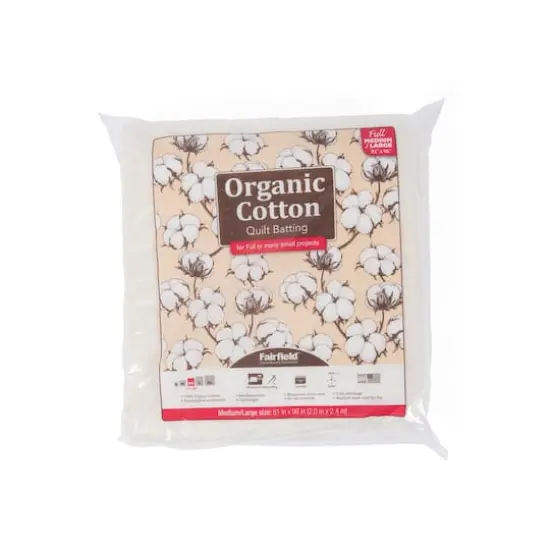 Fairfield&trade; Organic Cotton Quilt Batting, 81" x 96" {1}