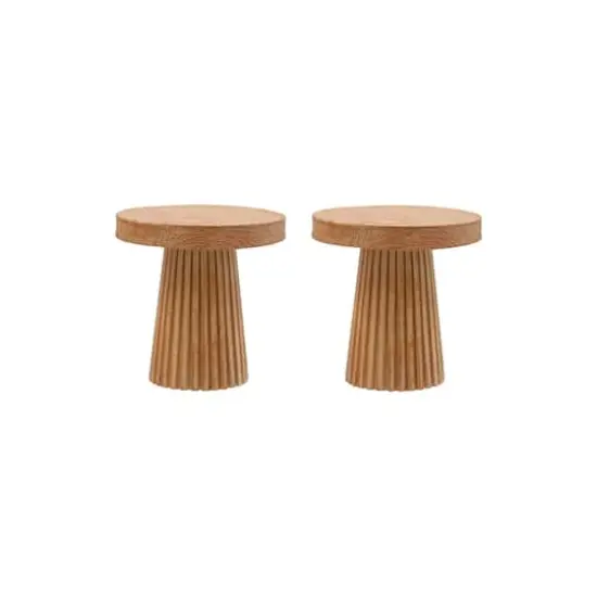 Mini Brown Side Tables, 2ct. by Make Market&reg; {3}