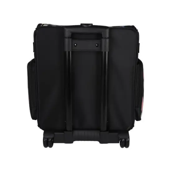 Everything Mary Black Abstract Stripes Rolling Craft Bag {3}