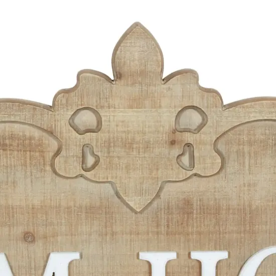 Brown Wood Farmhouse Wall Decor 19" x 47" x 1" {5}