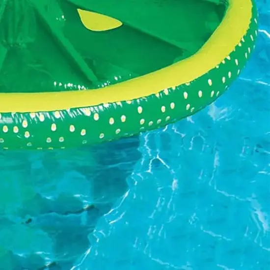 Pool Central 5ft. Inflatable Lime Fruit Slice Lounger Raft {5}