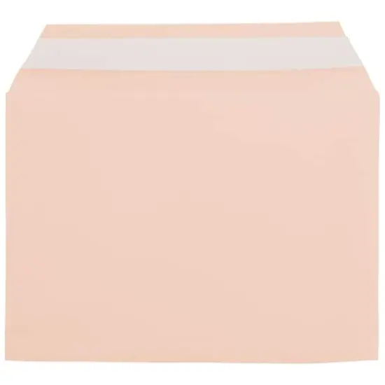 JAM Paper 5.063" x 7.188" Cello Sleeves with Self Adhesive Closures, 100ct. Peach {1}