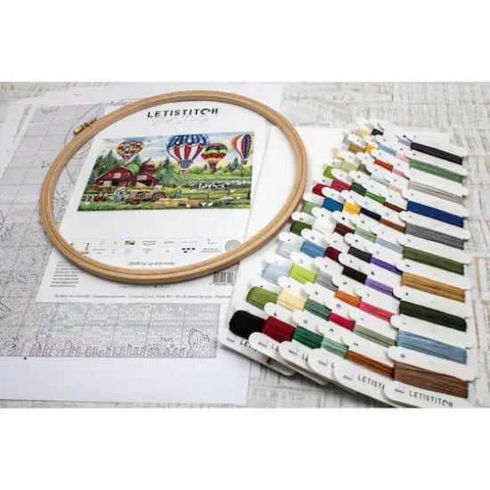 Letistitch Up Up and Away Counted Cross Stitch Kit {11}