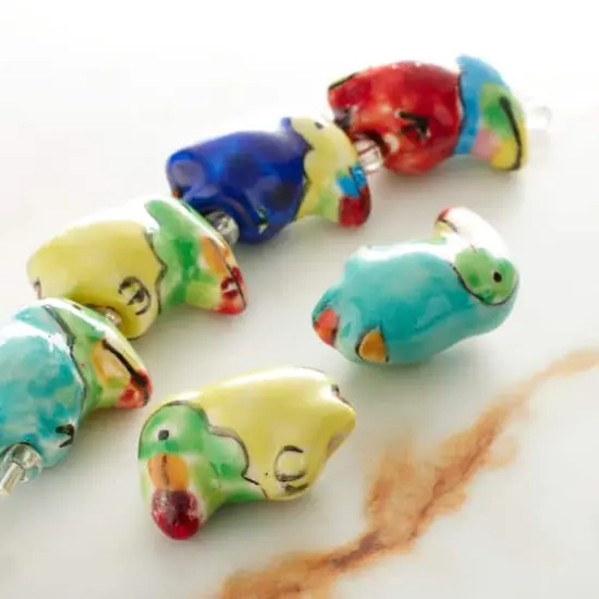 Ceramic Toucan Beads, 22mm by Bead Landing&trade; {3}