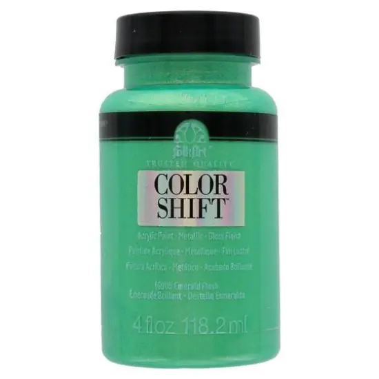FolkArt&reg; Color Shift&trade; Acrylic Paint, 4oz. Emerald Flash {1}