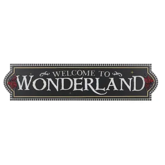 28" Welcome to Wonderland Wall Sign by Ashland&reg; {1}