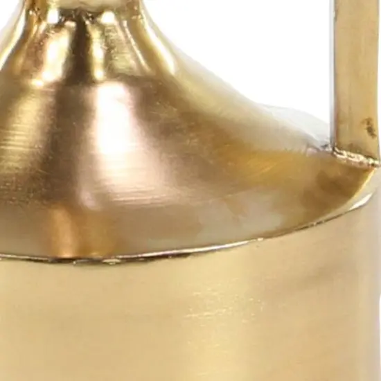 Set of 2 Gold Metal Glam Vase, 16", 22" {6}